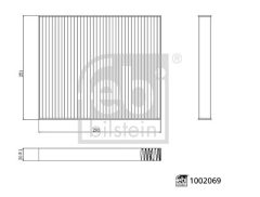 FEBI BILSTEIN 1002069 — Filtru habitaclu