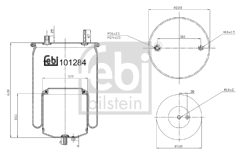 FEBI BILSTEIN 101284 — Защитный кожух пневмобаллона