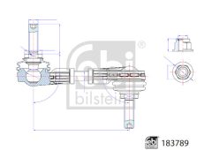 FEBI BILSTEIN 183789 — Стойка стабилизатора