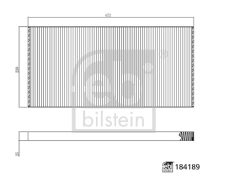 FEBI BILSTEIN 184189 — Filtru habitaclu