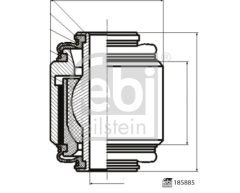 FEBI BILSTEIN 185885 — Silentbloc bascul