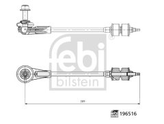FEBI BILSTEIN 196516 — Стойка стабилизатора