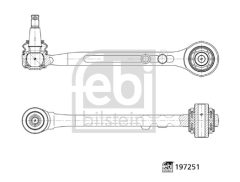 FEBI BILSTEIN 197251 — Рычаг подвески