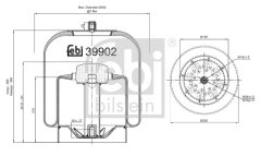 FEBI BILSTEIN 39902 — Защитный кожух пневмобаллона