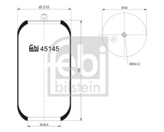 FEBI BILSTEIN 45145 — Защитный кожух пневмобаллона