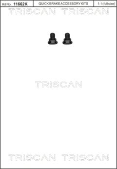 TRISCAN 8105116003 — Набор болтов крепления тормозного диска