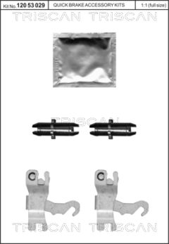 TRISCAN 8105432601 — Set reparație expandor frână