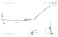 TRISCAN 851629027 — Furtun servodirecție