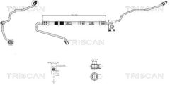 TRISCAN 851629028 — Furtun servodirecție