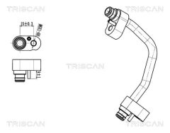 TRISCAN 901010018 — Сдвоенная трубка кондиционера