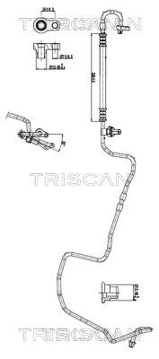 TRISCAN 901011007 — Conductă dublă aer condiționat