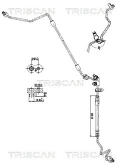 TRISCAN 901011009 — Conductă dublă aer condiționat