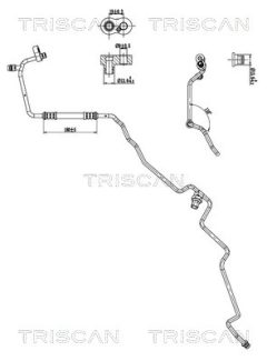 TRISCAN 901011027 — Сдвоенная трубка кондиционера