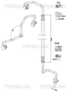 TRISCAN 901011032 — Conductă dublă aer condiționat