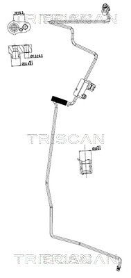 TRISCAN 9010 13002 — Сдвоенная трубка кондиционера