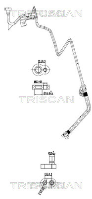 TRISCAN 901014004 — Conductă dublă aer condiționat