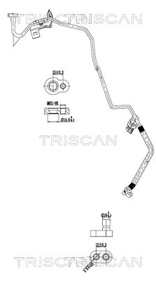 TRISCAN 901014005 — Conductă dublă aer condiționat