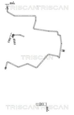 TRISCAN 901014006 — Conductă dublă aer condiționat
