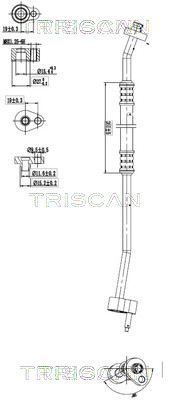 TRISCAN 901016005 — Сдвоенная трубка кондиционера