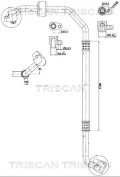 TRISCAN 901016015 — Conductă dublă aer condiționat