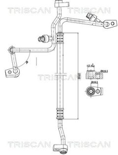 TRISCAN 901016020 — Conductă dublă aer condiționat