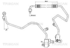 TRISCAN 9010 23025 — Conductă dublă aer condiționat