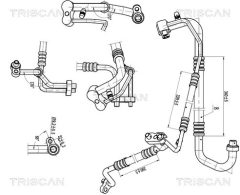 TRISCAN 901024001 — Conductă dublă aer condiționat