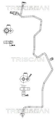 TRISCAN 9010 25055 — Сдвоенная трубка кондиционера