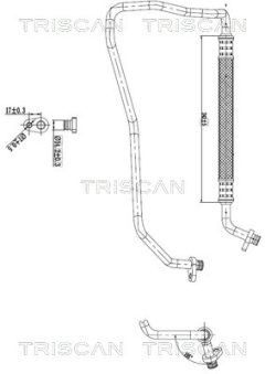 TRISCAN 901028014 — Conductă dublă aer condiționat