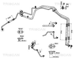 TRISCAN 901028045 — Conductă dublă aer condiționat