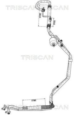 TRISCAN 901028065 — Conductă dublă aer condiționat