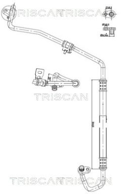TRISCAN 901028067 — Conductă dublă aer condiționat