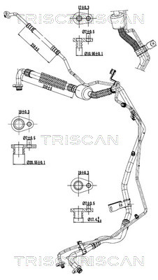 TRISCAN 901028068 — Conductă dublă aer condiționat