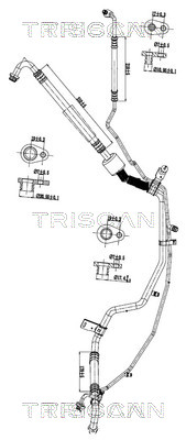 TRISCAN 901028088 — Conductă dublă aer condiționat
