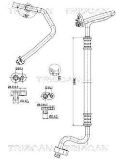 TRISCAN 901029032 — Conductă dublă aer condiționat