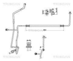 TRISCAN 901029033 — Conductă dublă aer condiționat