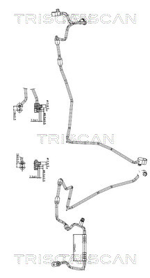 TRISCAN 901029035 — Conductă dublă aer condiționat