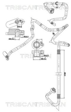 TRISCAN 901029054 — Conductă dublă aer condiționat