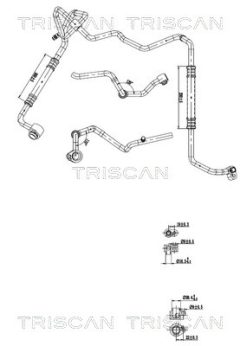 TRISCAN 901029063 — Conductă dublă aer condiționat