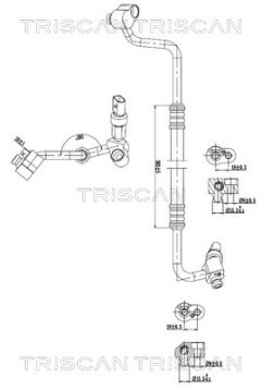 TRISCAN 901029108 — Conductă dublă aer condiționat