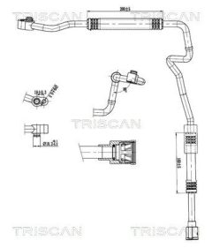 TRISCAN 9010 29145 — Сдвоенная трубка кондиционера