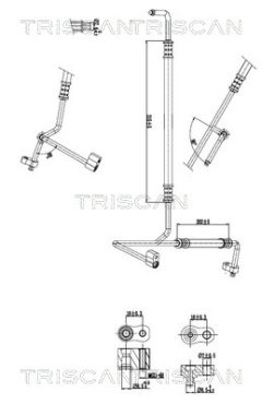 TRISCAN 901081005 — Conductă dublă aer condiționat