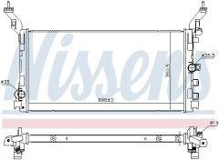 NISSENS 606058 — Radiator răcire motor