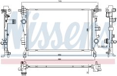 NISSENS 606447 — Radiator răcire motor