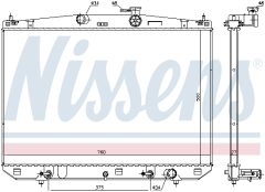 NISSENS 606544 — Radiator răcire motor