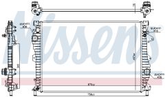 NISSENS 606681 — Radiator răcire motor