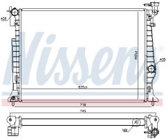 NISSENS 606953 — Radiator răcire motor