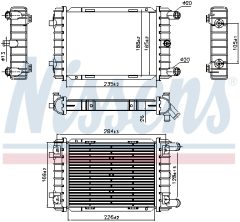 NISSENS 607112 — Radiator răcire motor