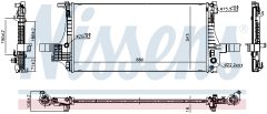 NISSENS 607221 — Радиатор охлаждения