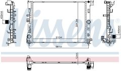NISSENS 607387 — Радиатор охлаждения